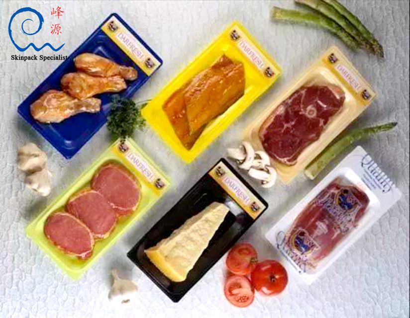 Food vacuum skin packaging machine Vegetable skin packaging case: