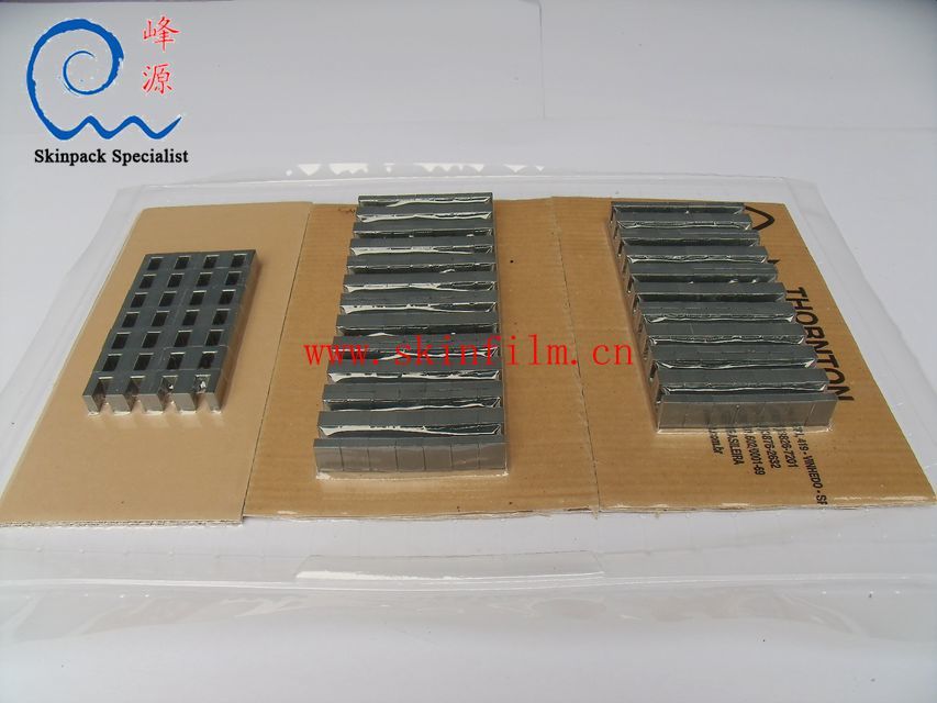Example of vacuum skin pack (vacuum skin pack film) magnet body pack: