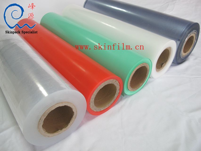 Picture of PVC body packaging film (PVC body film):