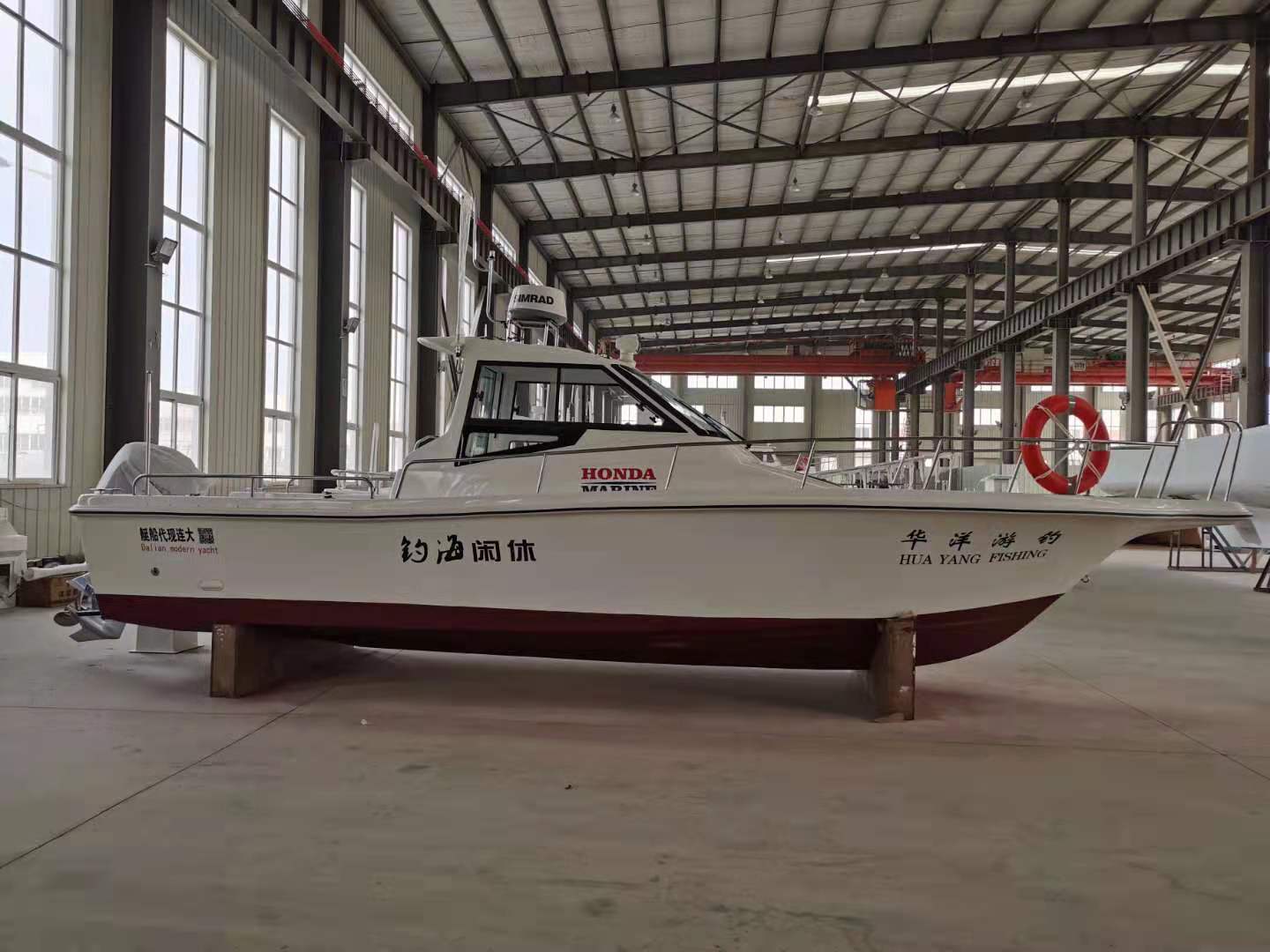 28尺钓鱼艇（V类）-大连现代玻璃钢船艇有限公司