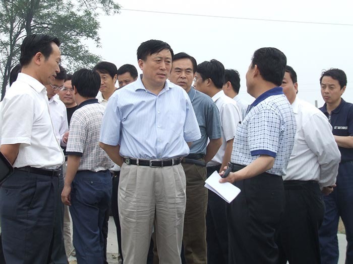 2007年5月22日，河南省副省长张大卫到我公司检查资源整合工作