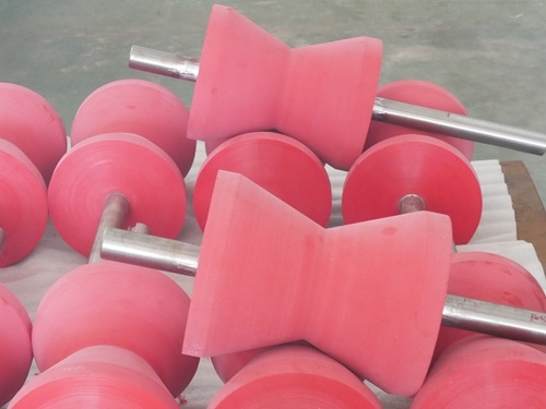 Polyurethane V Rollers For Pipe Conveyors