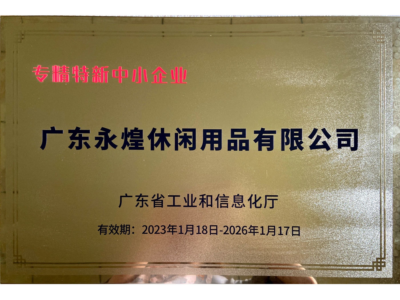 Guangdong Intellectual Property Demonstration Enterprise
