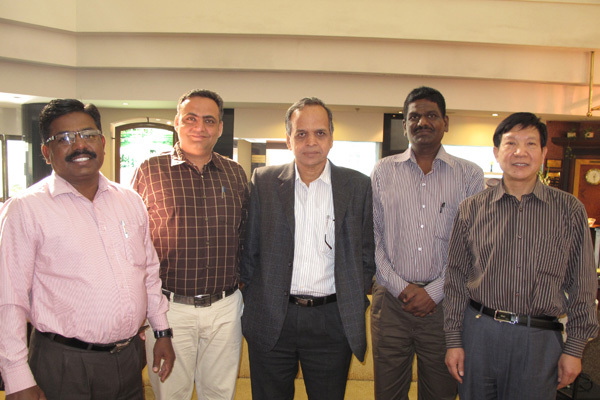 Photos with Indian customers