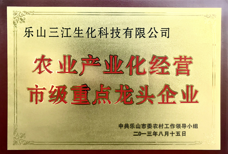 2013農業産業市級トップ企業