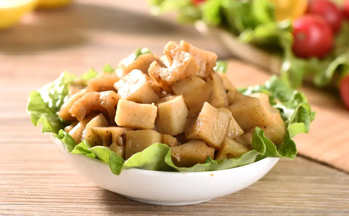 Diced lotus root