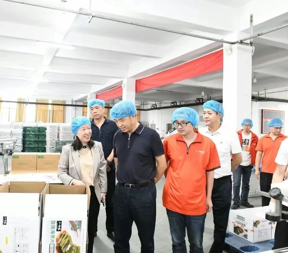 Duan Changlin, Secretary of the Party Group and Director of the Standing Committee of the Jingzhou Municipal People's Congress, led a delegation to visit and conduct research at Xiaohu Duck Co.,Ltd