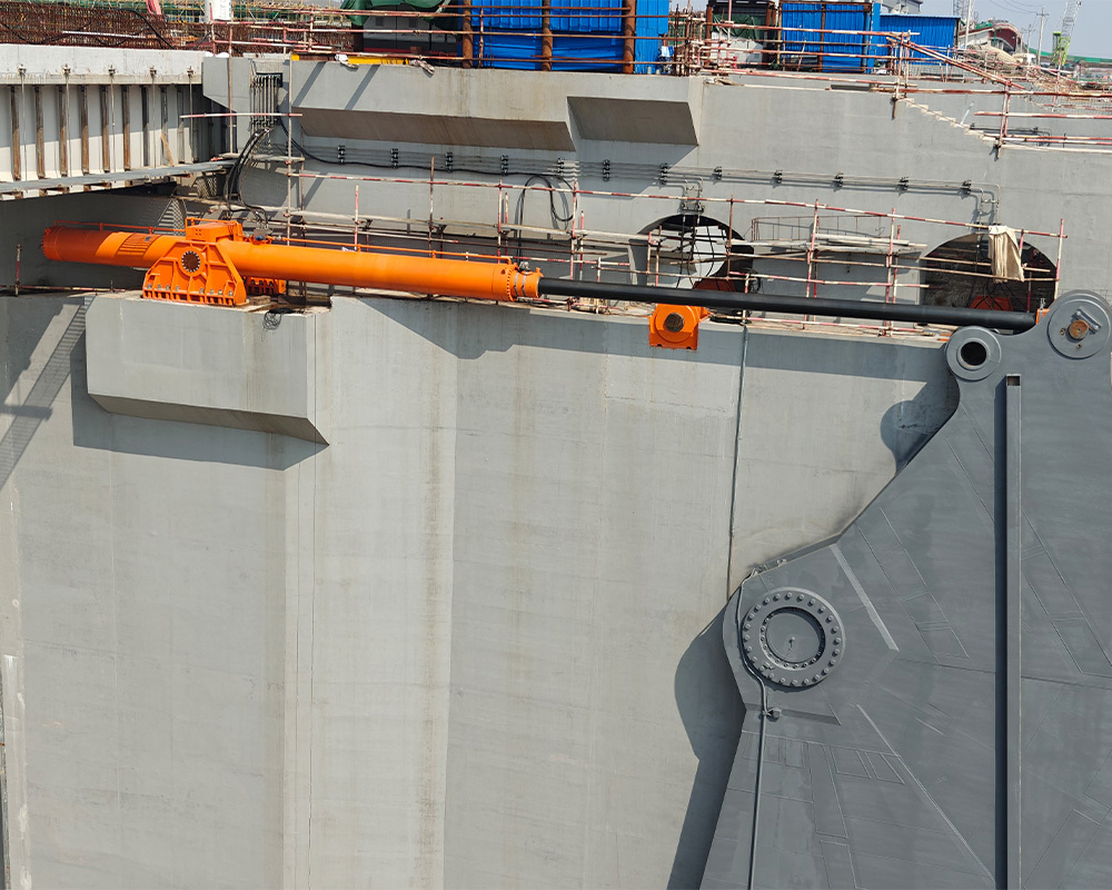 QRWY series horizontal herron gate hydraulic cylinder QRWY series horizontal herron gate hydraulic cylinder