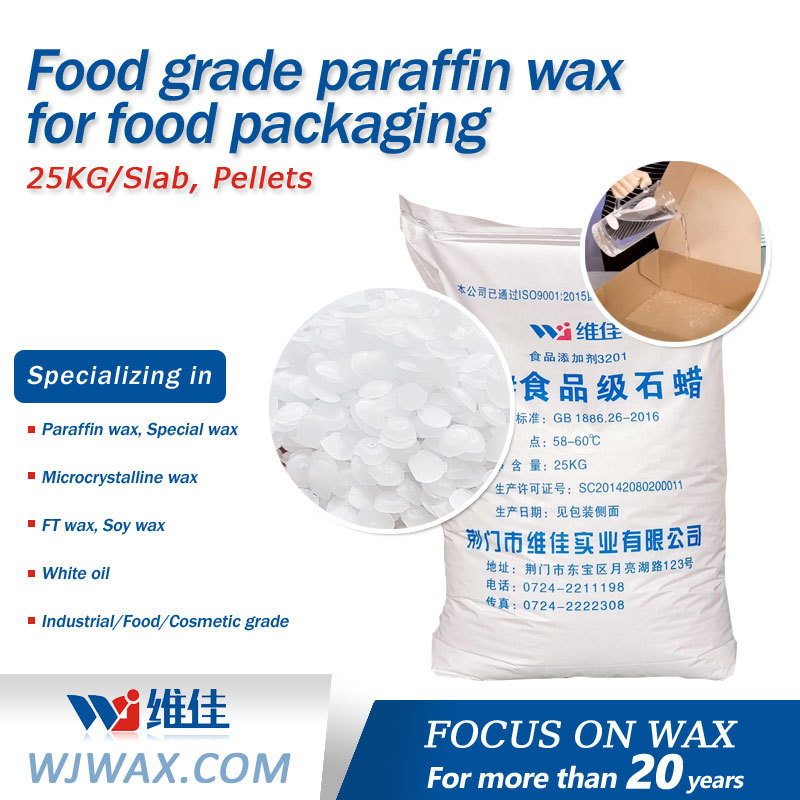 Food grade paraffin wax for food packaging