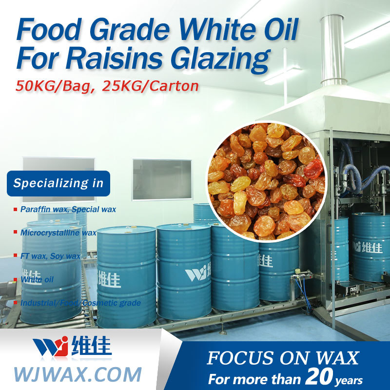 Food Grade White Oil For Raisins Glazing
