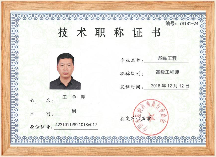 高级工程师