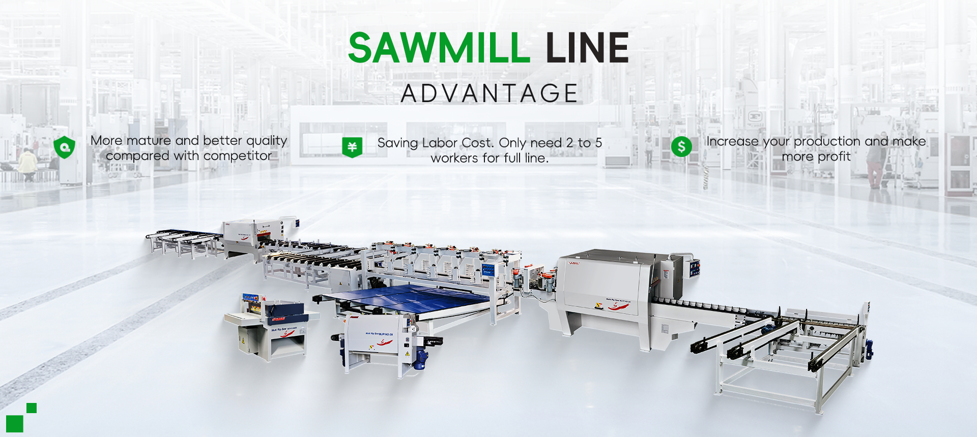 sawmill line