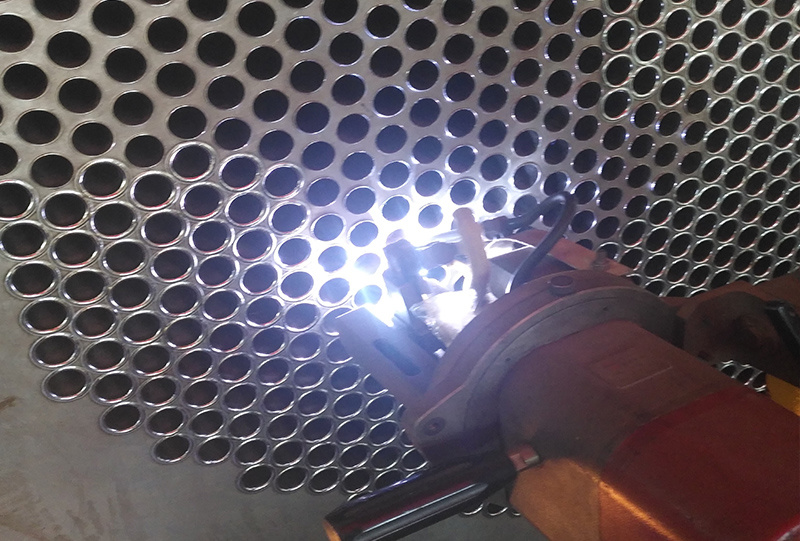 Automatic argon arc welding