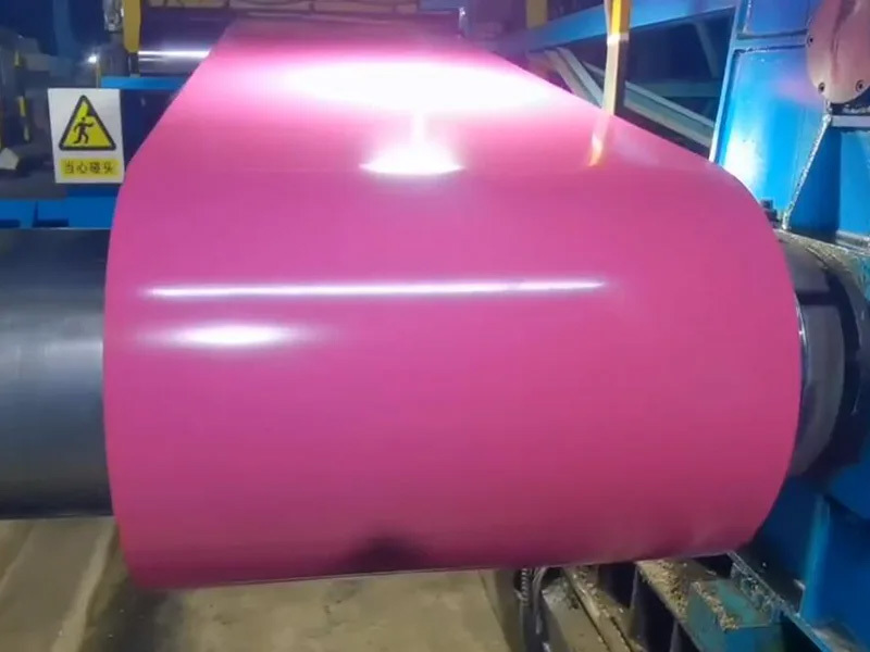 PE color coated steel coil
