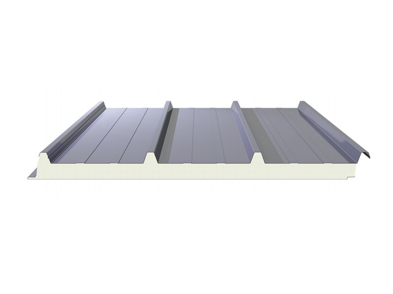 Polyurethane four wave corrugated roof panel