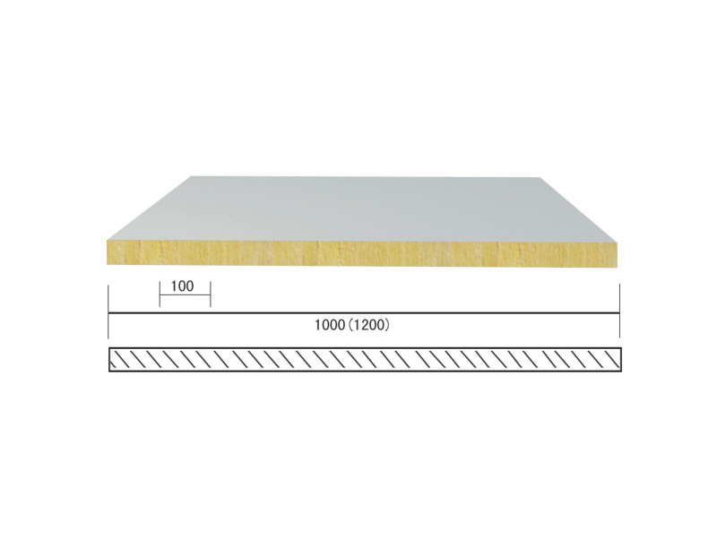 Flush 1000/1200 metal wall panels