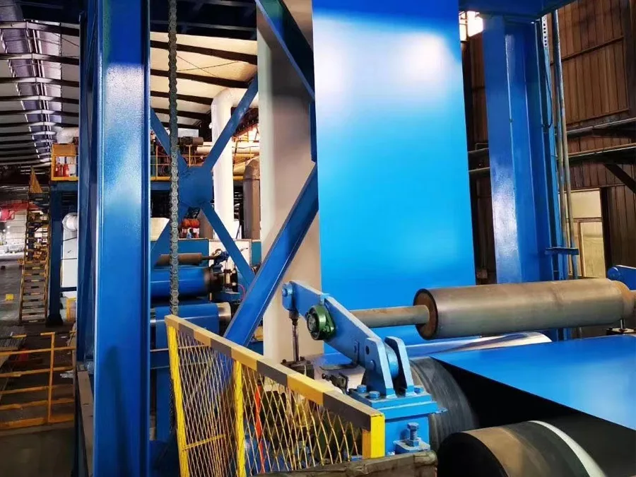 Color coated sheet production process