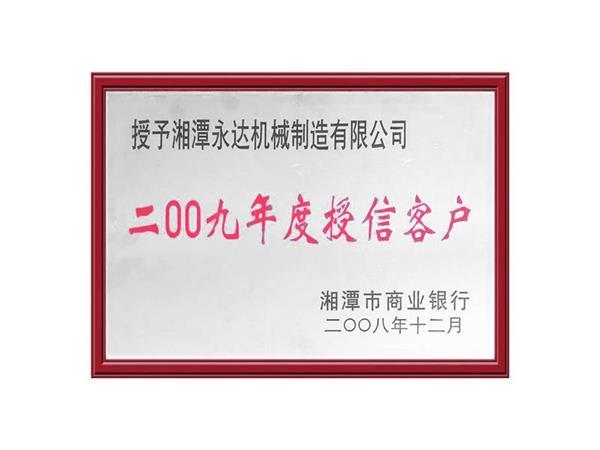 2009 credit customers