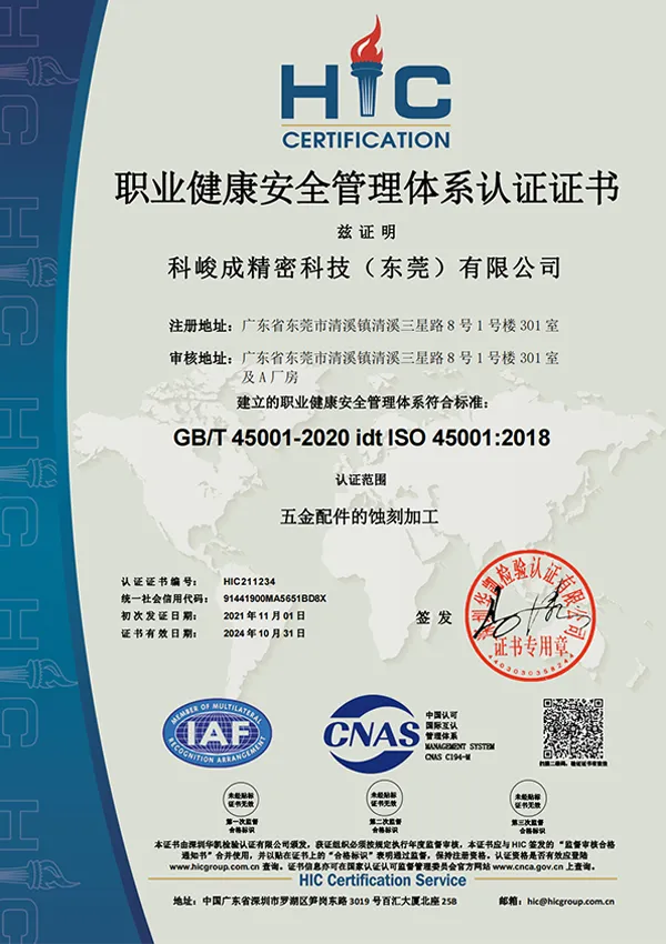 ISO45001 (CH)