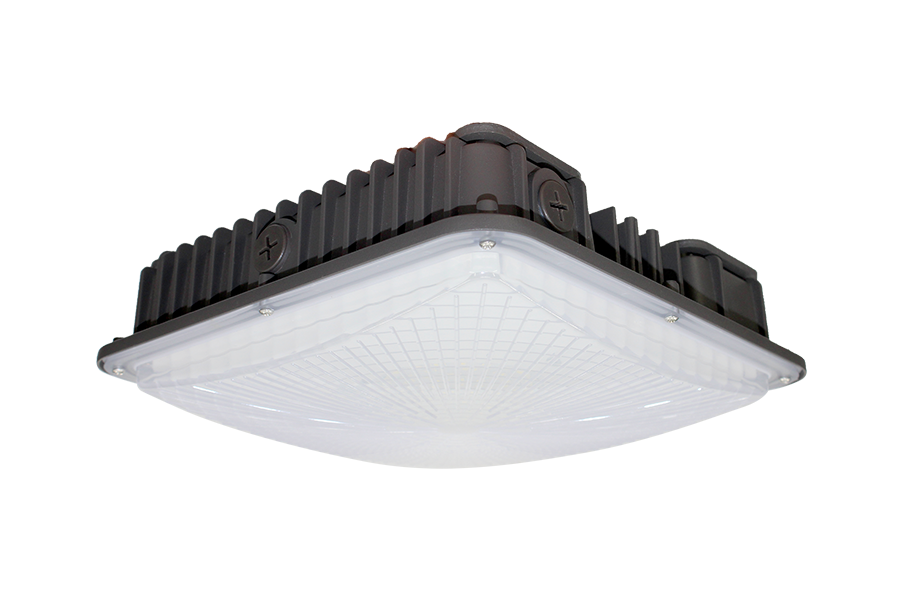 IP44 3CCT Emergency Sensor Dimmable LED Canopy Light
