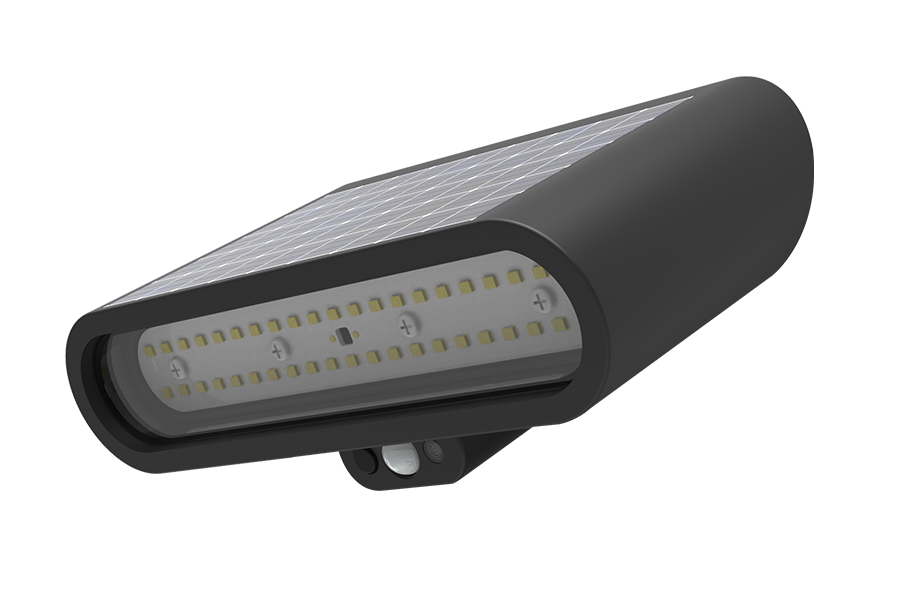 IP54 10W  solar wall lamp  with DIM/PIR