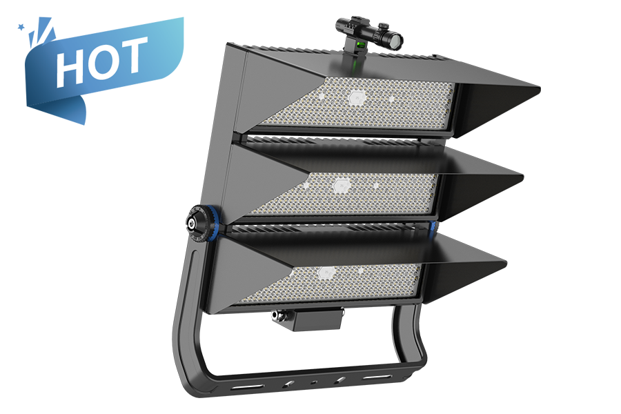 500W~2400W LED Sports & High Mast Light With or Without Shield Cover