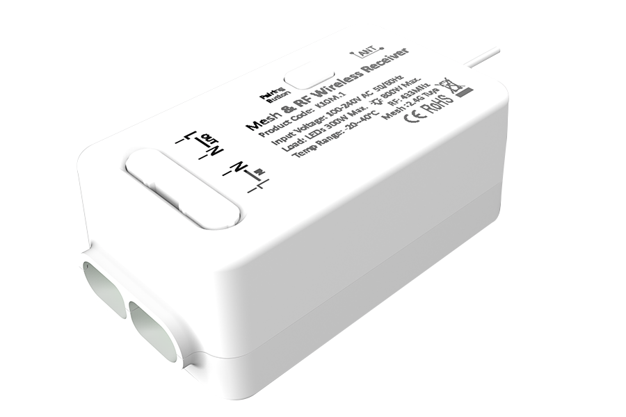 Dimmable 1 Channel DC12-48V Kinetic Switch Receiver RF & WiFi+BLE