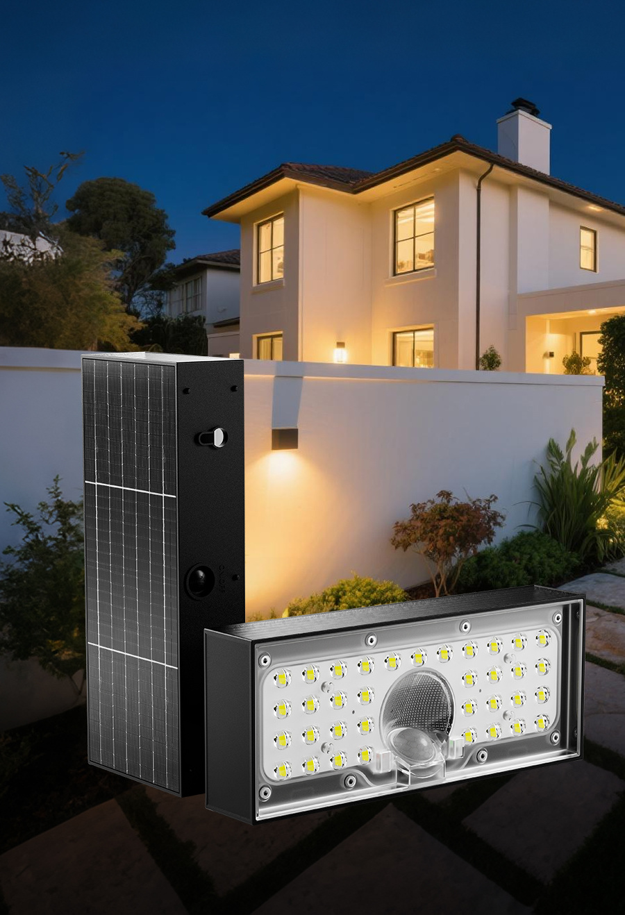 IP65 PIR Sensor LED Solar Wall Light