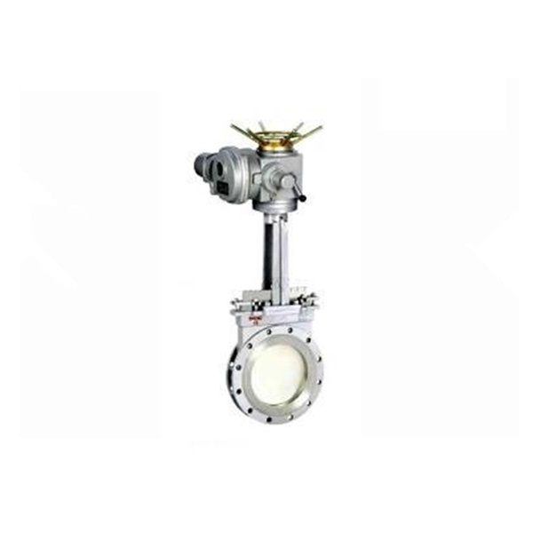 electric flange knife gate valve