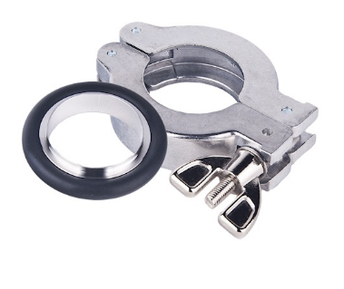Aluminium/Stainless steel KF/ISO Double/Single pin clamp
