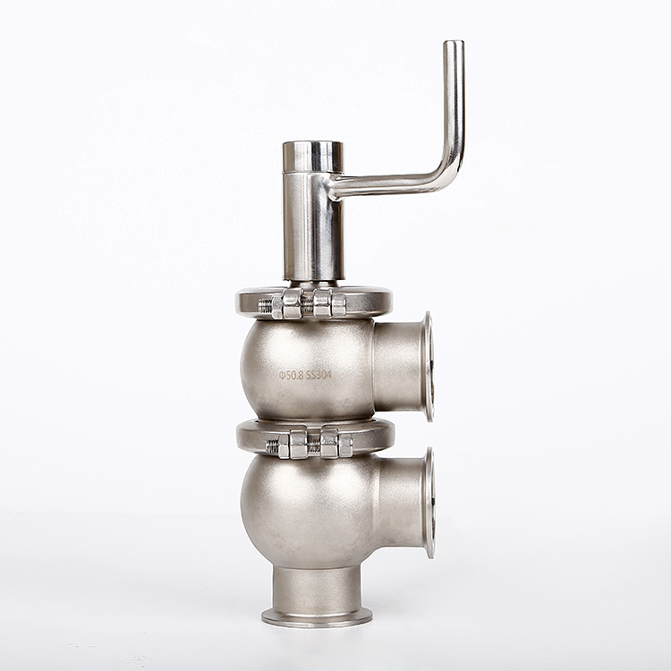Sanitary manual reversing valve