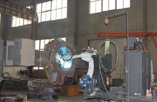 Automatic welding robot welding turntable