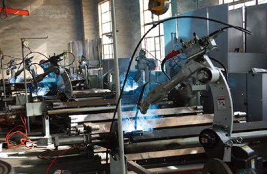 Automatic welding robot welding standard section