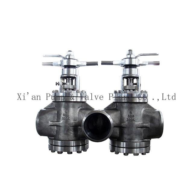 Double plug valve