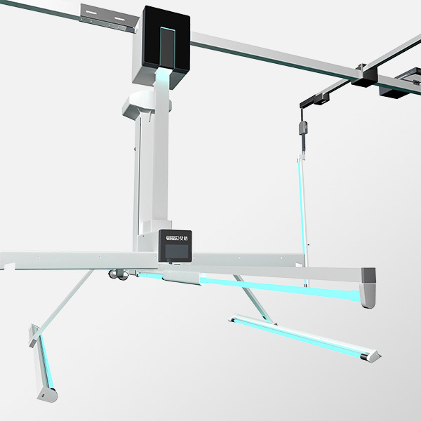 Fully automatic hanging CT disinfection system