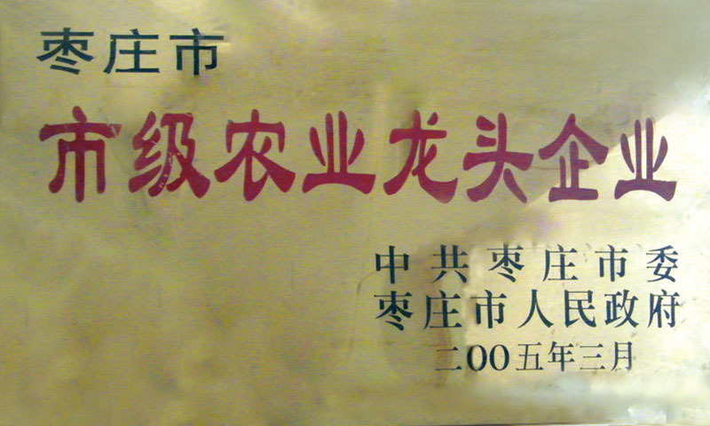 市級農業(yè)龍頭企業(yè)