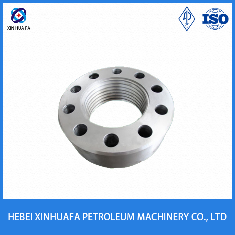 mud pump spare part HH BOMCO Weatherford DFXK RG KERUI TFI mud pump cylinder head flange for 3NB1600/1300/1000