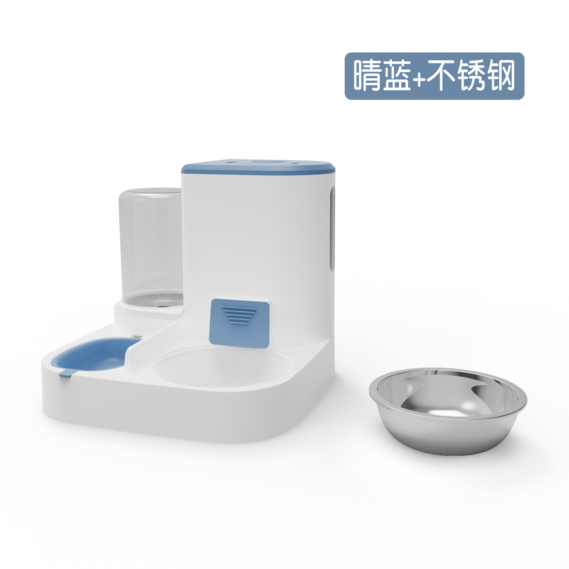 寵物用品塑料碗自動(dòng)喂食喂水蓄水儲(chǔ)水出糧貓貓咪吃喝食盤貓碗