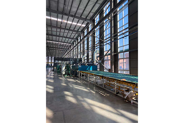 Color glaze production line