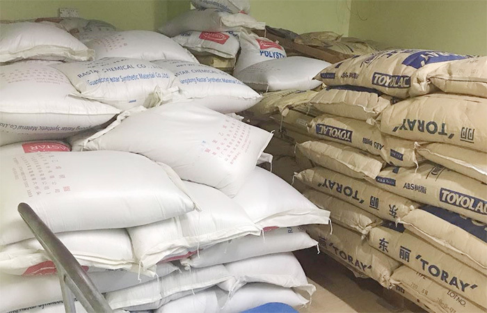 Plastic raw material warehouse Plastic raw material warehouse
