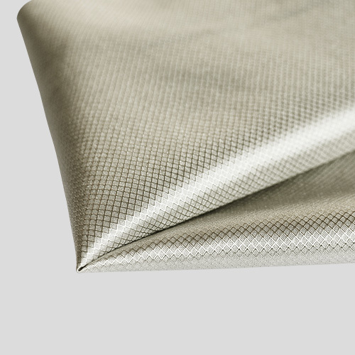 ajiacn diamond grid silver plated radiation resistant fabric AJ013