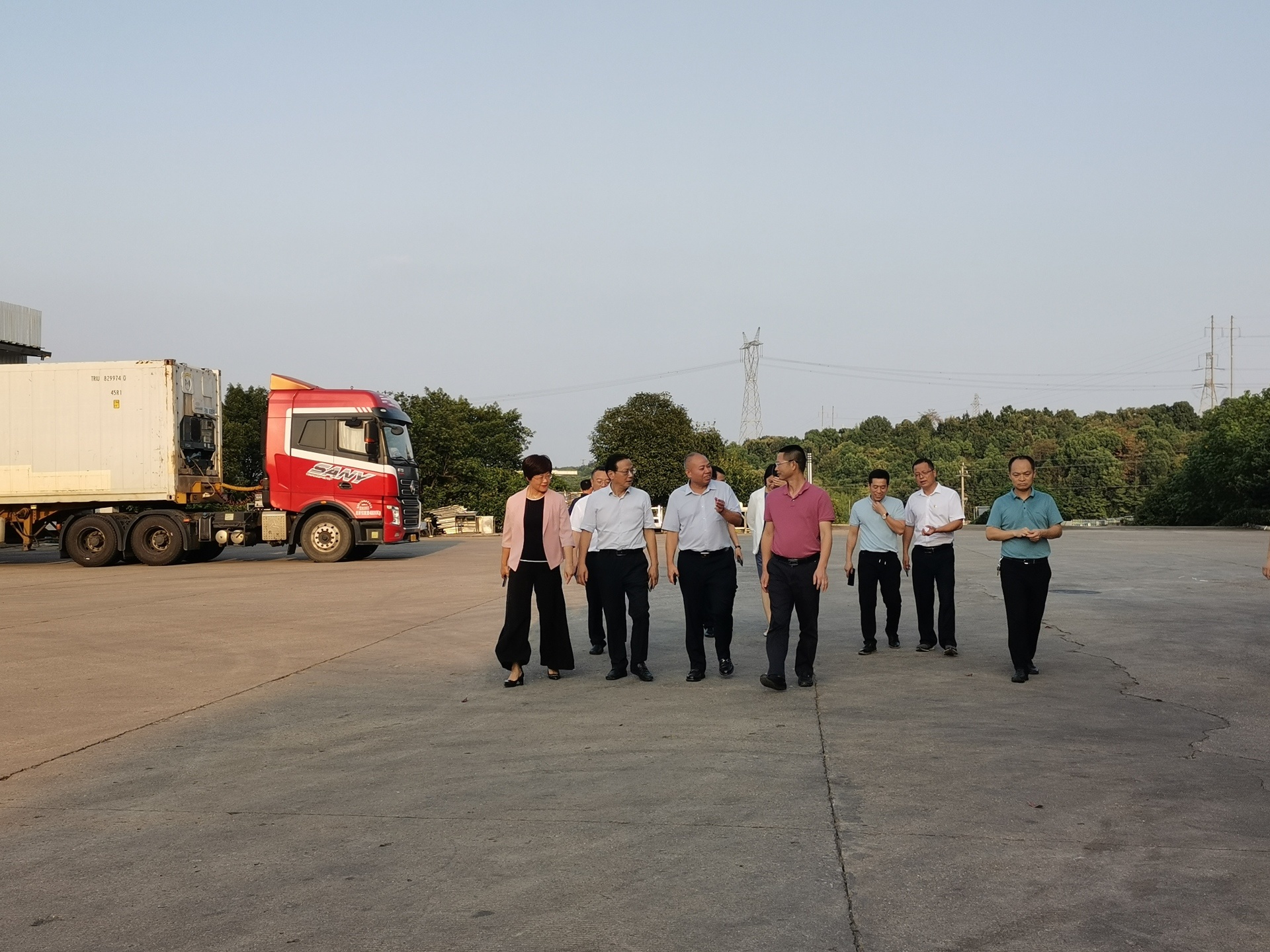 Ma Yanqing, deputy director of the Department of Agriculture and Rural Affairs of Hunan Province, and his party came to our company for research.