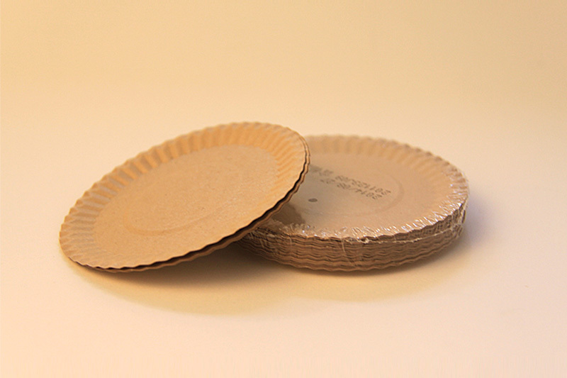 Natural paper plate