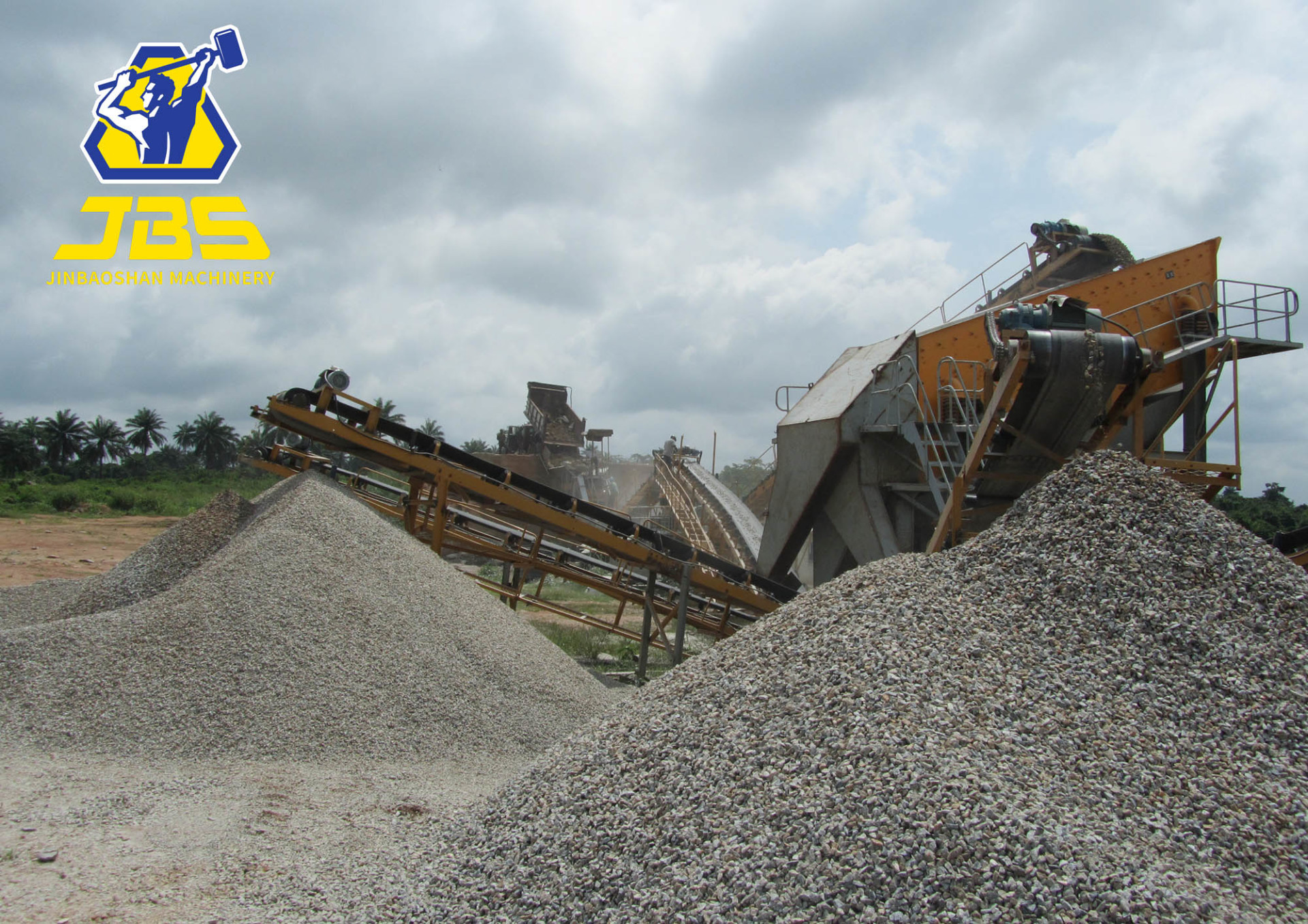 JBS 200 tph Granite crushing plant in Kenya