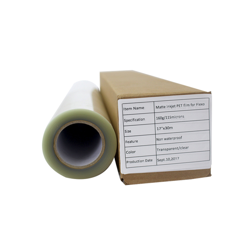 Inkjet clear film eco-solvent