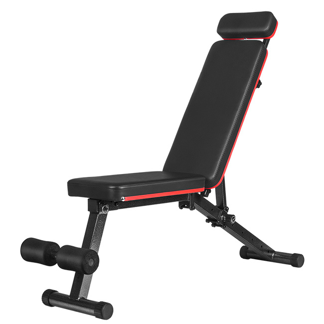Factory Home Gym Fitness Equipment For Body Building Adjustable Foldable Weight Bench Cushions Leg Press Bench