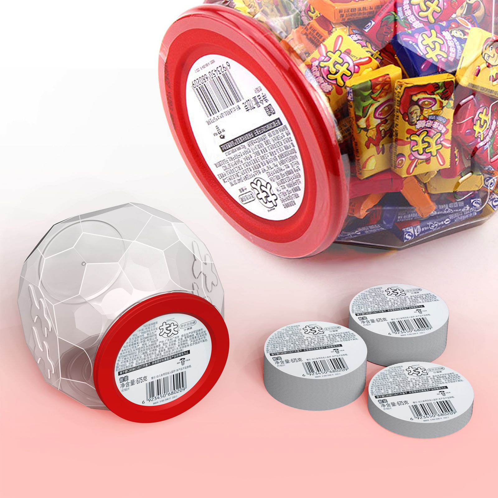 Self-adhesive labeling