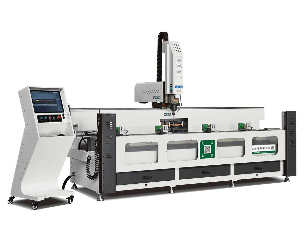 4-axis CNC drilling and milling machine OW-DS3200 (tool magazine)