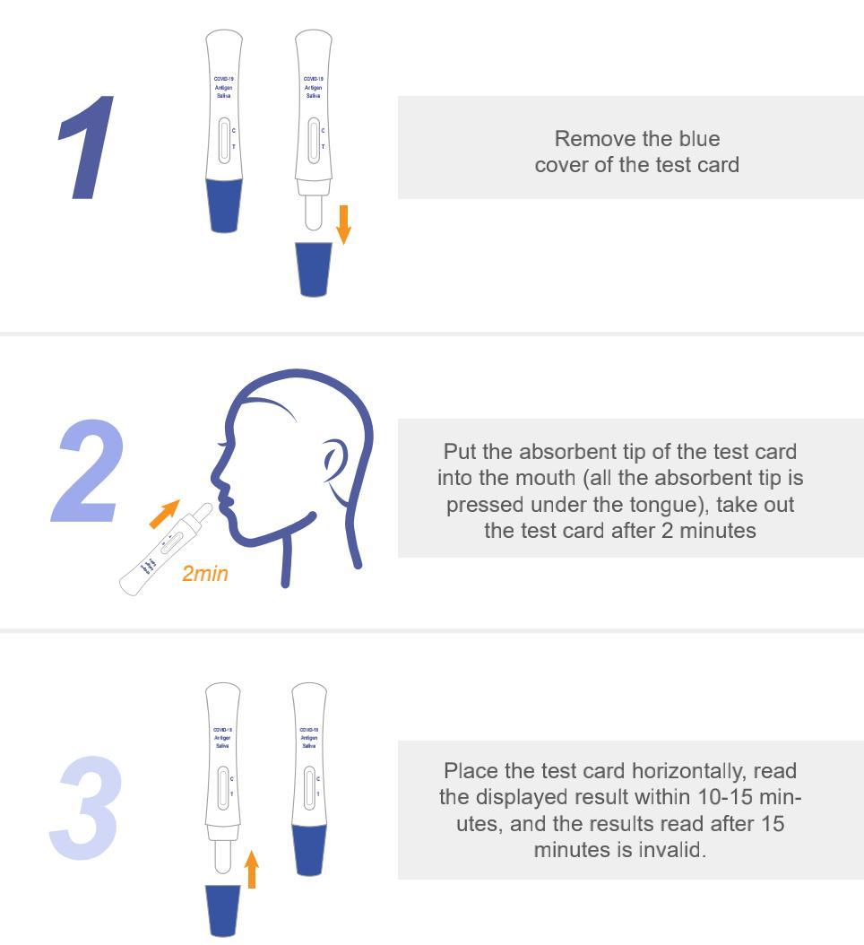 SARS-COV-2 Nucleocapsid (N)Antigen Rapid Detection Kit (Colloidal gold method) — Saliva Test (Lollipop style)