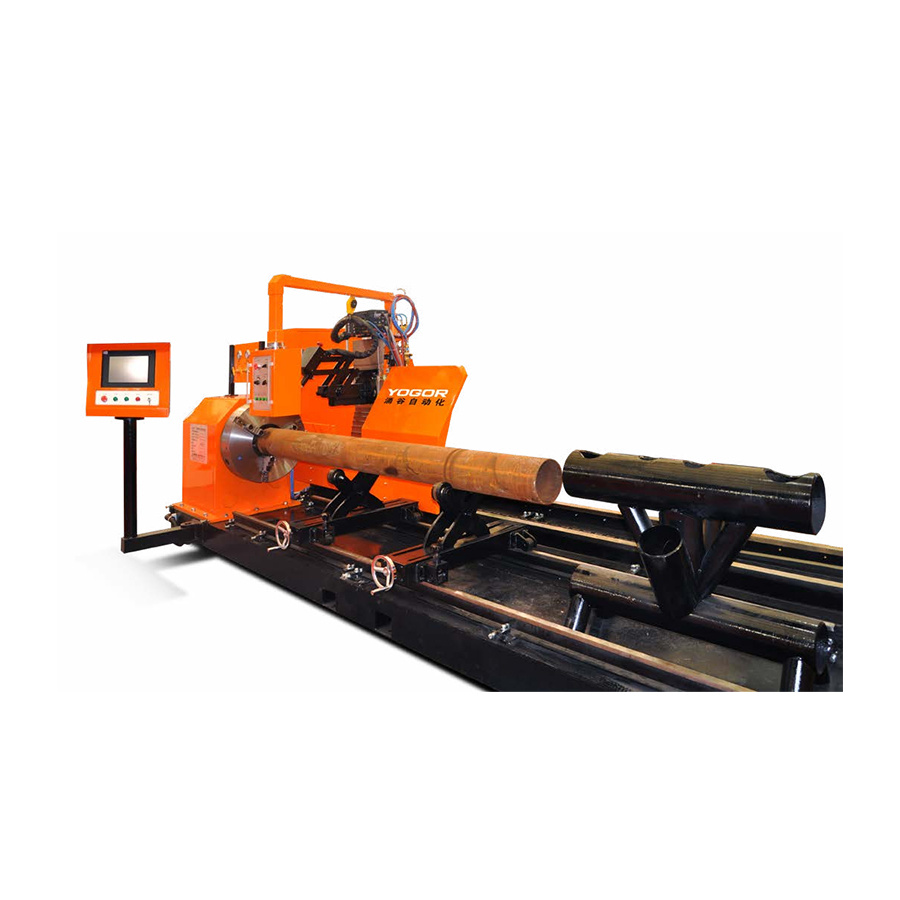 CNC large diameter pipe intersecting line cutting machine
